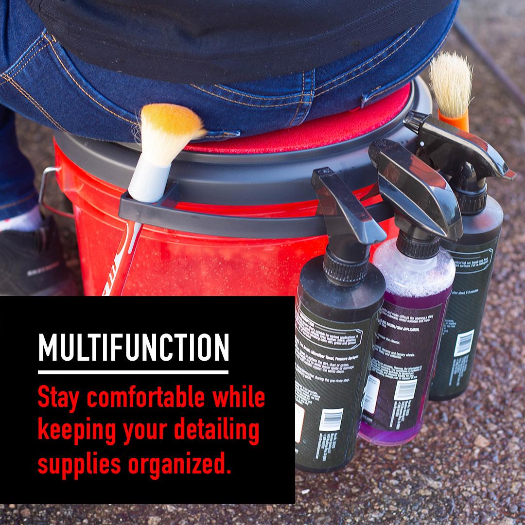Multifunction Bucket Seat Lid With Soft Foam