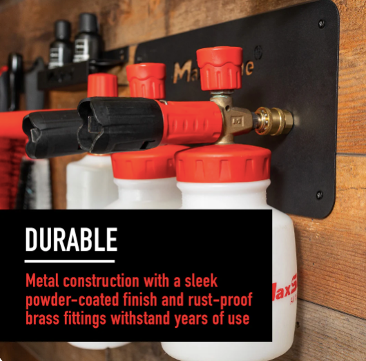 Foam Cannon Wall Mount & Nozzle Holder