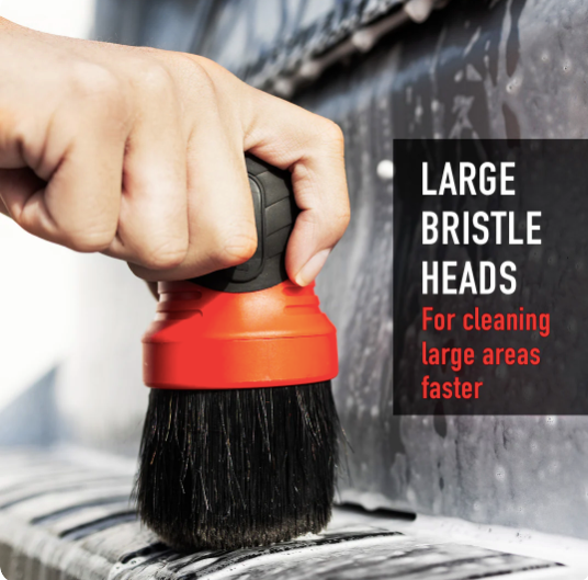 Curved Grip XL Detailing Brush - Mixed Bristle