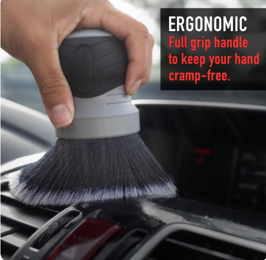 Curved Grip XL Detailing Brush - Mixed Bristle