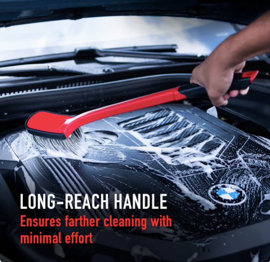 SOFT GRIP Medium Duty Brush With Long Handle