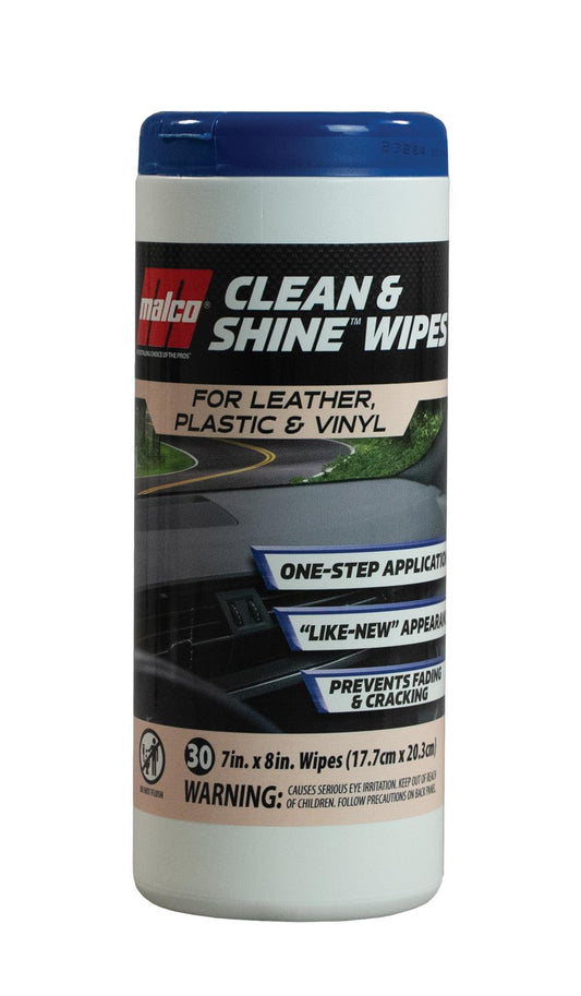 Malco Clean & Shine Interior Wipes
