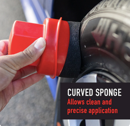 Tire Dressing Applicator With Cover
