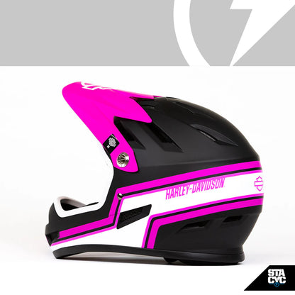 H-D SANCTION HELMET Pink/Black/White