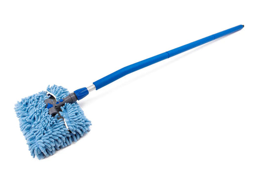 Mitt on a Stick PRO Adjustable Wash Tool with 61" Angled Pole