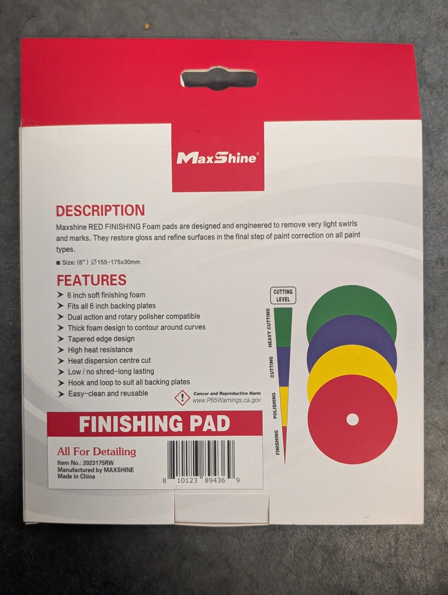 High Profoam 6in Pad - Finishing